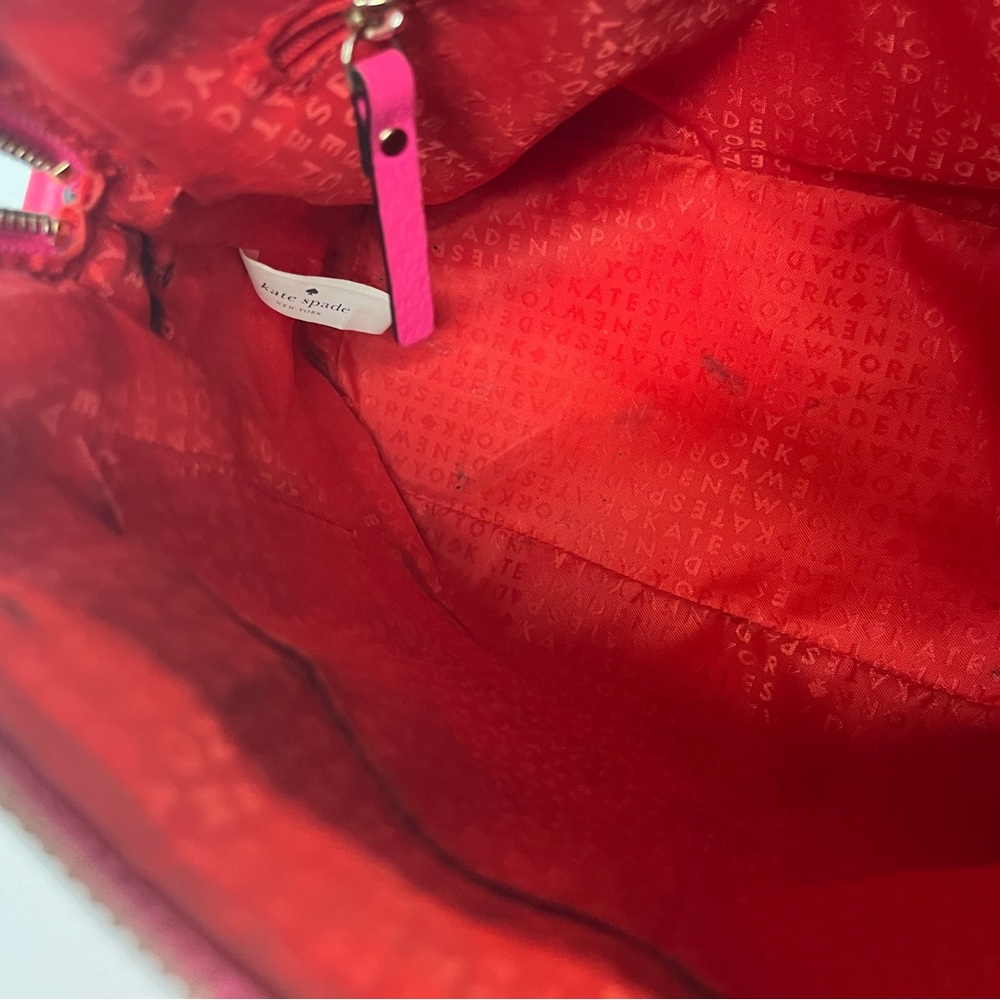 kate spade Hot Pink Leather Crossbody Satchel - Picture 11 of 16
